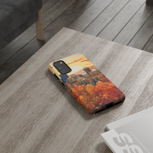 An Urban Autumn Overlook - Impact Resistant Phone Case